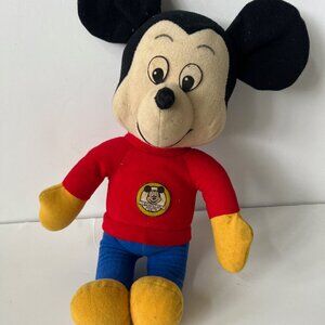 Vintage 1976 Plush KnickerBocker Mickey Mouse